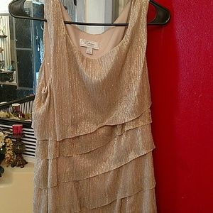 Gold sharkle dress